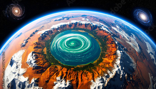 Cosmic Cataclysm - A Planet Devastated by an Extraterrestrial Impact.