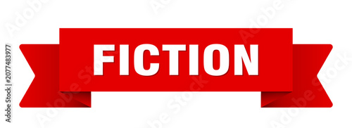 Bild auf Leinwand fiction ribbon isolated on transparent background. fiction ribbon