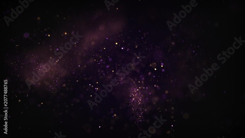 Magic Particles Flow, Loop Alpha Background