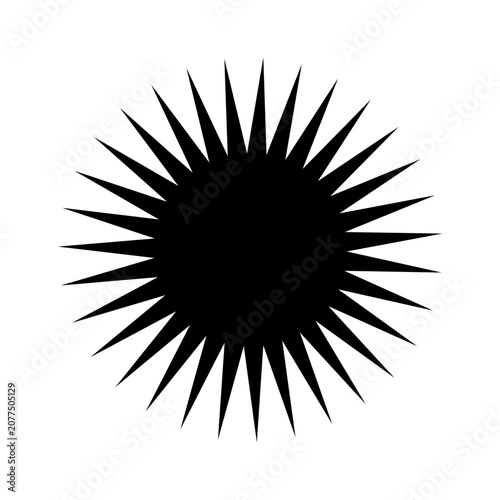 31 point star vector icon