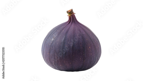 Принти на полотні Ripe purple fig fruit with stem