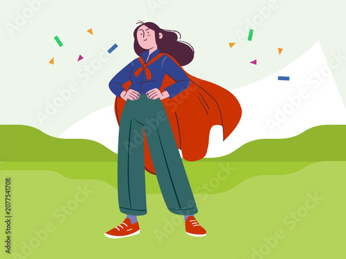 Fotografi Captivate Concept Illustration Illustration Vector Style