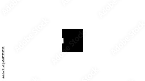 Black silhouette of a house icon with an open doorway on a white background Keywords: house, home, building, icon, symbol, silhouette, black, architecture, structure, dwelling, residence, entrance