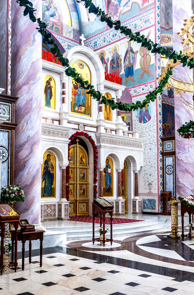 Obraz premium Interior of the Cathedral of Saint Sophia, the Wisdom of God