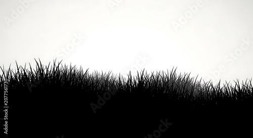 Black pixelated wave on white background