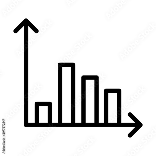 Bar Chart Vector Icon