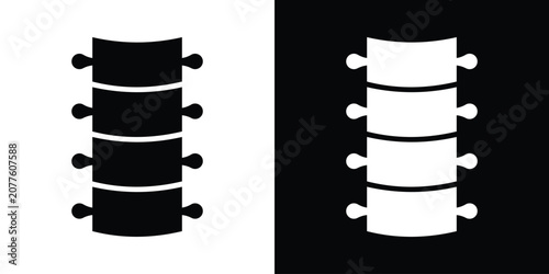 Tableau sur toile Spine icon