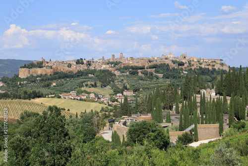 Panoramic view of Orvieto, Italy