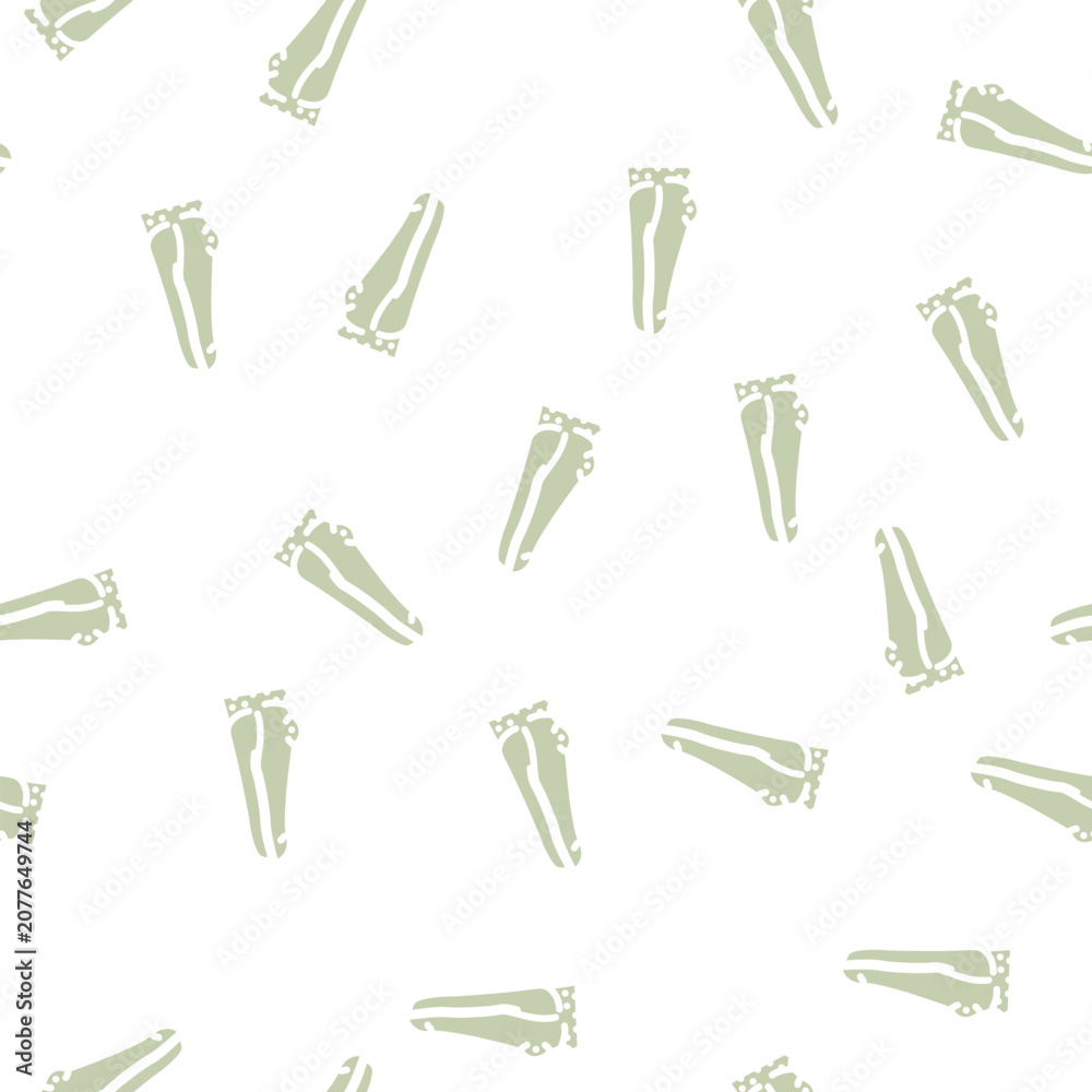 Fototapeta premium alligator reptile animal glyph vector seamless pattern. alligator reptile animal signthin illustration