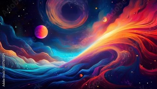 Stunning Abstract Space Background Galaxy Textures