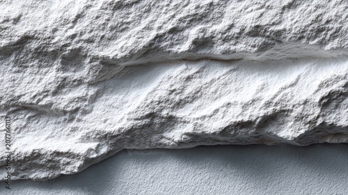 White rock stone concrete rough texture background. Natural grunge surface material for wallpaper, backdrop, or graphic design.