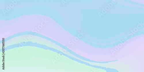 Bild auf Leinwand Abstract soft gradient wallpaper featuring blended pastel colors with a dreamy l
