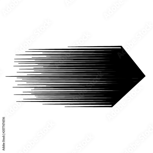 Dense fine-lined speed lines vector for super fast motion