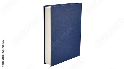 Canvastavla Closed dark blue hardcover book with cream pages