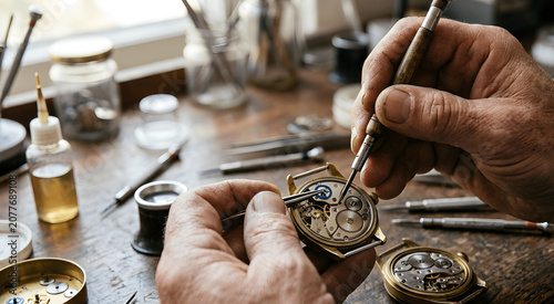 close up of a time machine's work