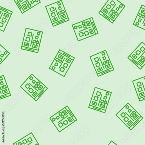 Tablou pe pânză affinity diagram ux ui design line seamless pattern affinity diagram ux ui desig