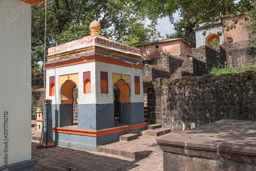 Ranjeshwar Temple, an ancient, culturally significant Lord Shiva temple located in Ranje village. Dating back over 400 years to the pre-Shivaji era. Pune, Maharashtra, India.