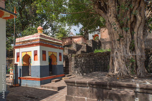 Ranjeshwar Temple, an ancient, culturally significant Lord Shiva temple located in Ranje village. Dating back over 400 years to the pre-Shivaji era. Pune, Maharashtra, India.