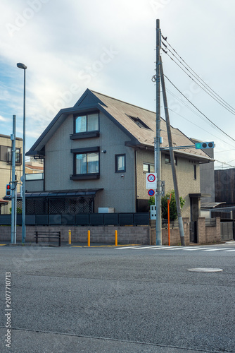Quiet Residential House Along Peaceful Neighborhood Street