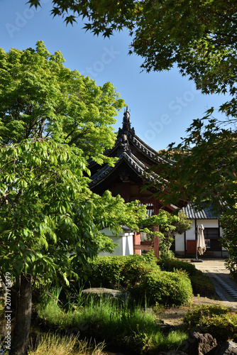 萬福寺　側面から見る総門(京都府宇治市)