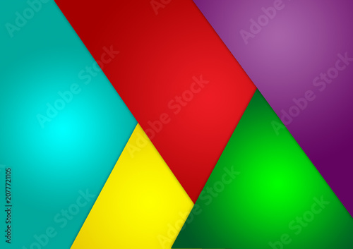 abstract geometric background in a triangular-shaped, colorful, plated style pattern