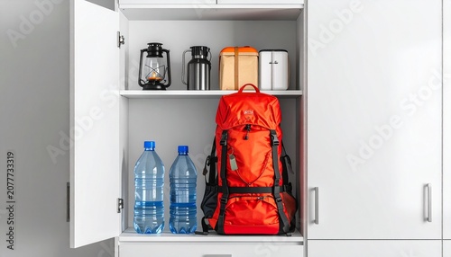 Household Emergency Supply Cabinet for Disaster Preparedness
