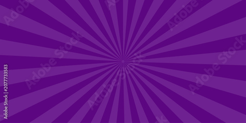 Foto A dynamic purple radial burst pattern, reminiscent of a sunburst or vintage comic book effect, creates a vibrant and energetic backdrop