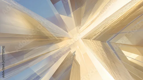 Fototapeta na wymiar masterpiece luxury corporate background, infinite layered architectural geometry, translucent glass structures, elegant perspective converging into brilliant horizon