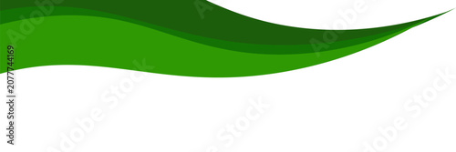 Fotografija Abstract green curve background