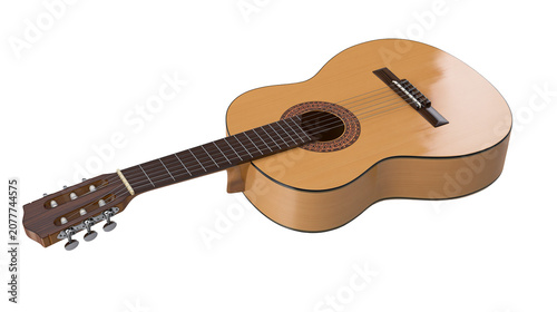 Tableau sur toile Classical acoustic guitar with nylon strings and wooden body