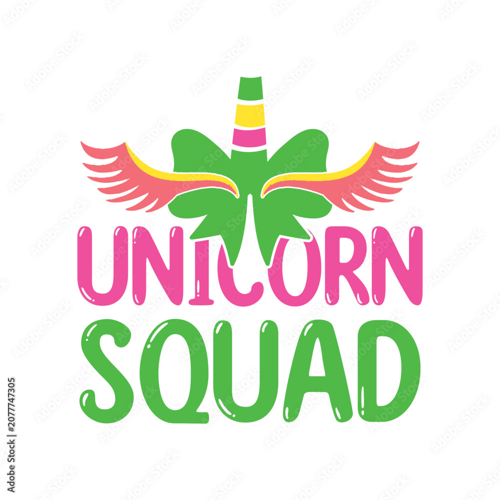 Fototapeta premium Unicorn squad