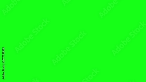 Dynamic Bouncing Circle Echo Transition with Green Screen Chroma Key