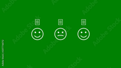Teamwork, Task Delegation, Workload Management, Collaboration, Work Distribution, Working Together - Minimal Flat Design Motion Graphics Clip, Green Screen, 7.5% Gray
