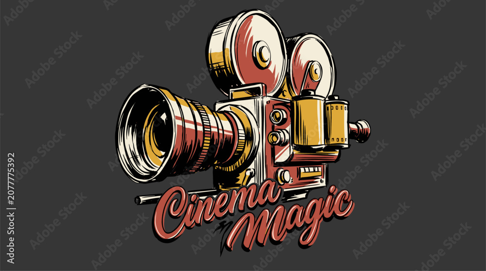 Foto Cinema magic vintage artwork