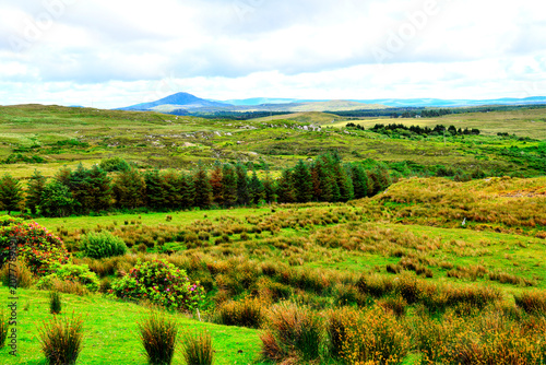 Foto Connemara National Park is a beautiful protected area in western Ireland, known for its mountains, blanket bogs, heathlands, and scenic lakes