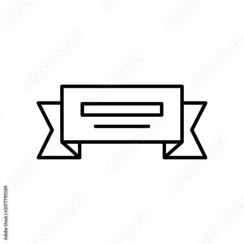 Black and white label icon design.