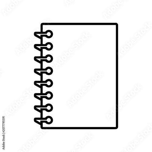 Spiral Bound Notebook Journal Book.