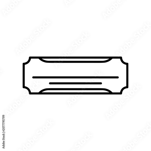 Single Edged Razor Blade Closeup.