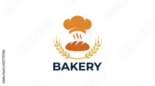 A professional logo design for a local bread shop business