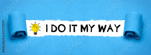 Cuadro en lienzo I do it my way