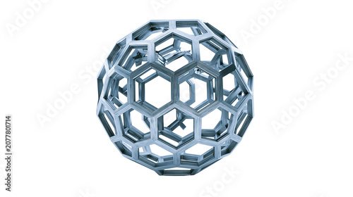Fotografía Geometric geodesic sphere structure