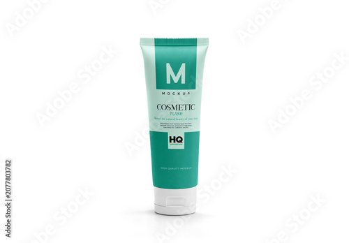 Cosmetic Tube Mockup Realistic Design for Marketing and Packaging