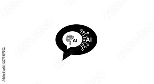 Conceptual AI Design: Combining Digital Brain Imagery and Conversational Elements