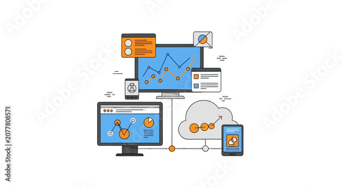 Cross platform data analytics across multiple digital devices