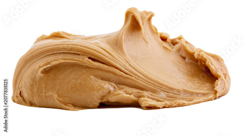 Cuadro en lienzo Creamy peanut butter swirl with smooth texture