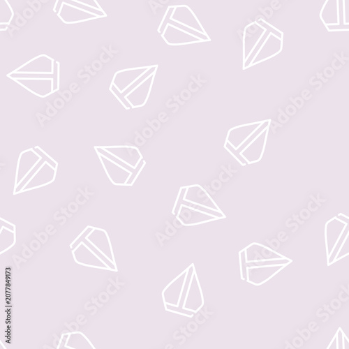 Foto pope hat line seamless pattern pope hat thin line illustration