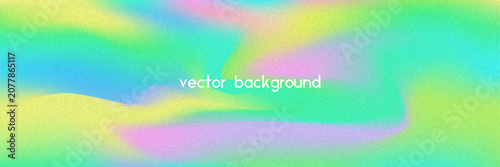 Noise Gradient Background. Abstract Grainy Bg In Pink, Purple And Blue Colors. Iridescent Hologram. Pearlescent Holographic Texture With Rainbow Foil. Summer Wall With Watercolor Dust Effect