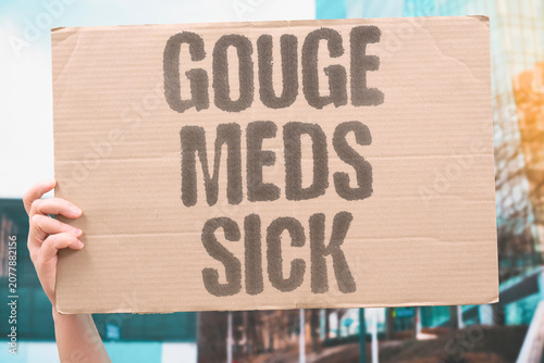 Fotografie "Gouge meds sick" Medicine prices soar for those in need