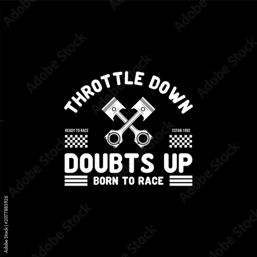 Fotografie Racing t shirt template