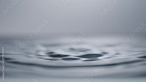 Abstract dark blue water surface with gentle ripples and shallow depth of field